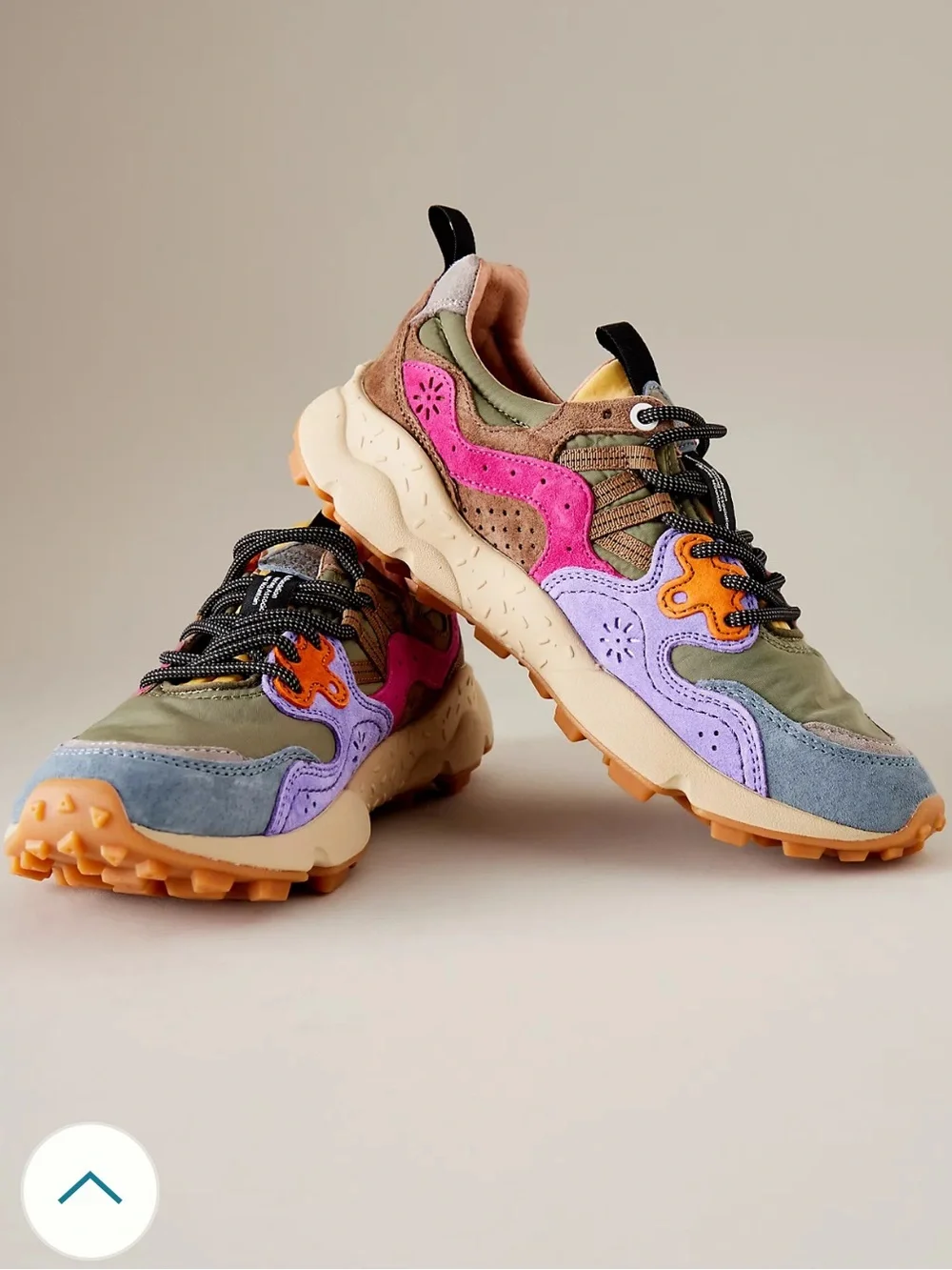 Flower Mountain Multi-Color Stylish Athletic Sneakers